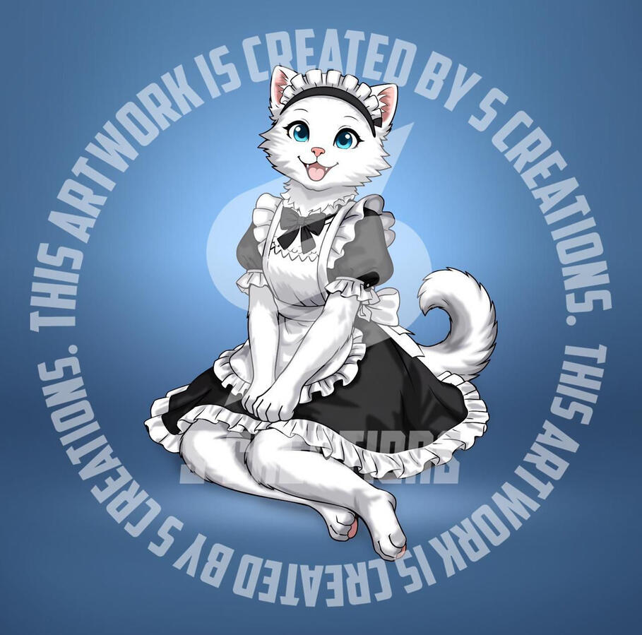 White cat girl