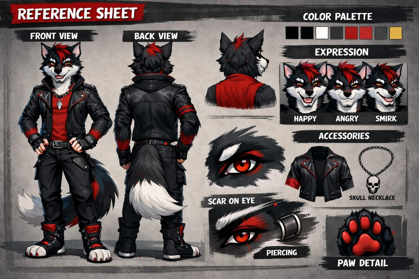 wolf fursona